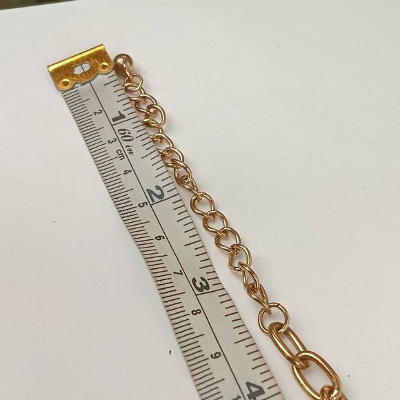 Womens Silver / Gold Tone Multi Chain Statement Necklace - Picture 9 of 10